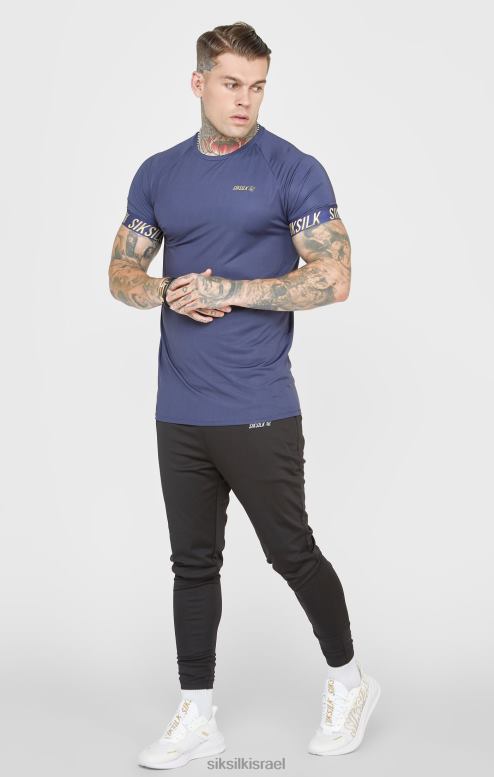 SikSilk גברים חולצת ספורט חיל הים D2LH2371 לבוש