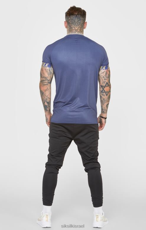 SikSilk גברים חולצת ספורט חיל הים D2LH2371 לבוש