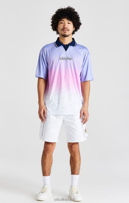 SikSilk גברים חולצת כדורגל של הצי D2LH2382 לבוש