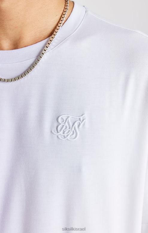 SikSilk גברים חולצת טי עם שרוולים קצרים בהדפס סגול D2LH2405 לבוש