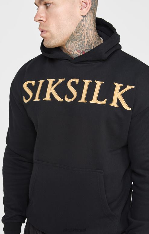 SikSilk גברים קפוצ'ון עם יישום זהב D2LH2436 לבוש