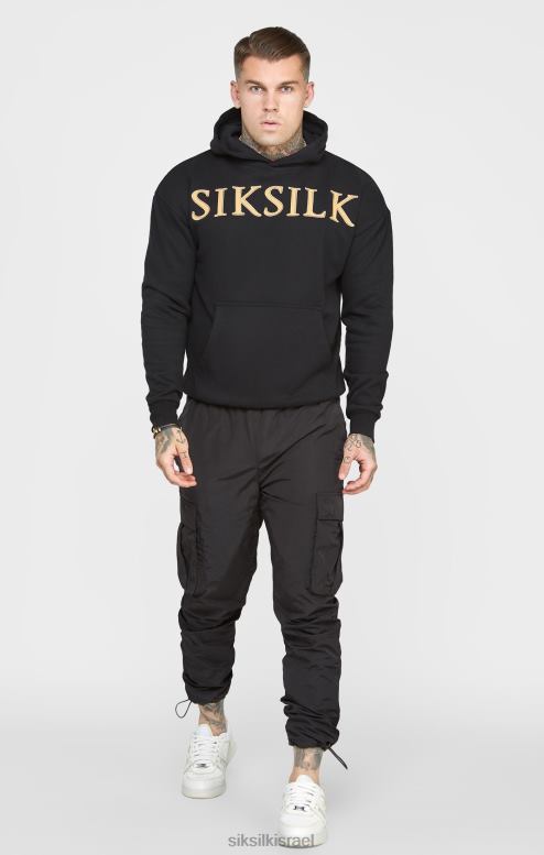 SikSilk גברים קפוצ'ון עם יישום זהב D2LH2436 לבוש