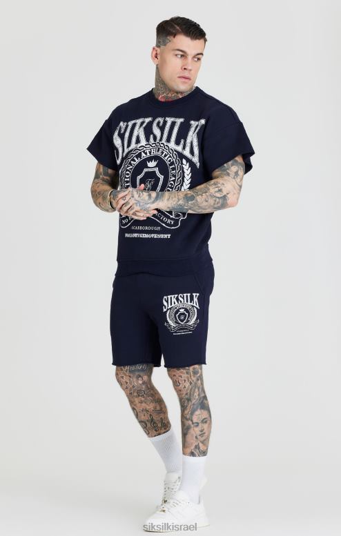 SikSilk גברים סווטשירט של חיל הים D2LH2445 לבוש