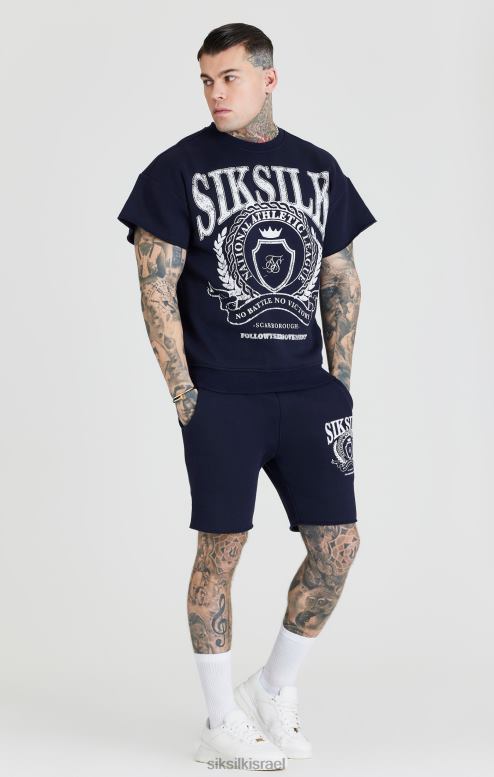 SikSilk גברים סווטשירט של חיל הים D2LH2445 לבוש
