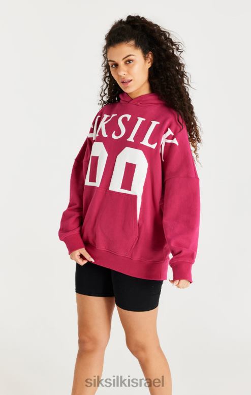 SikSilk גברים קפוצ'ון עילי ורוד בכושר נינוח D2LH2459 לבוש