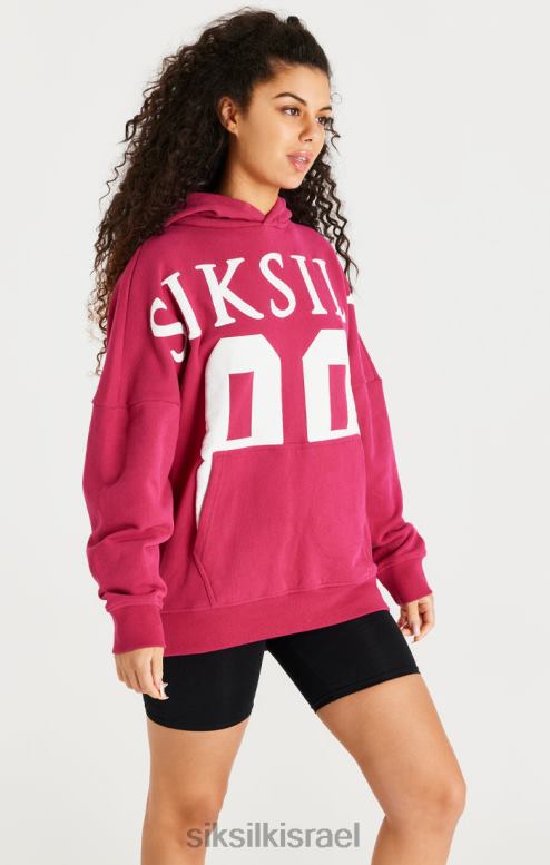 SikSilk גברים קפוצ'ון עילי ורוד בכושר נינוח D2LH2459 לבוש