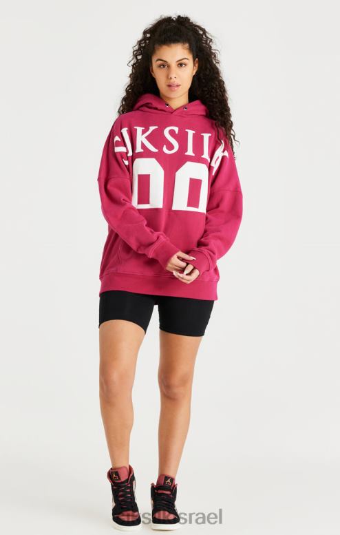 SikSilk גברים קפוצ'ון עילי ורוד בכושר נינוח D2LH2459 לבוש