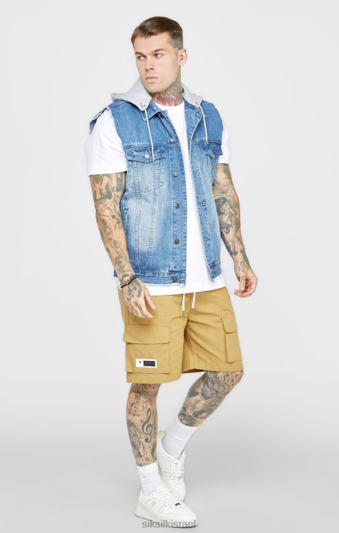 SikSilk גברים שטיפה וג'ינס D2LH2473 לבוש