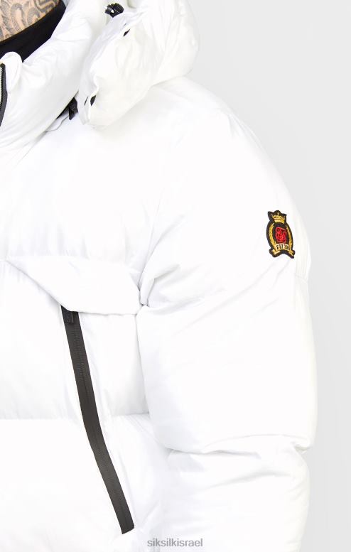 SikSilk גברים מעיל מנהלים לבן D2LH2488 לבוש