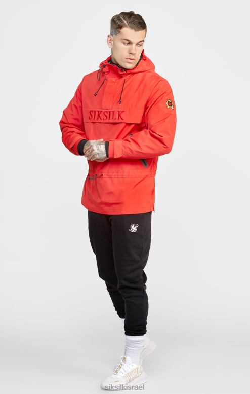 SikSilk גברים מעיל גג אדום D2LH2489 לבוש
