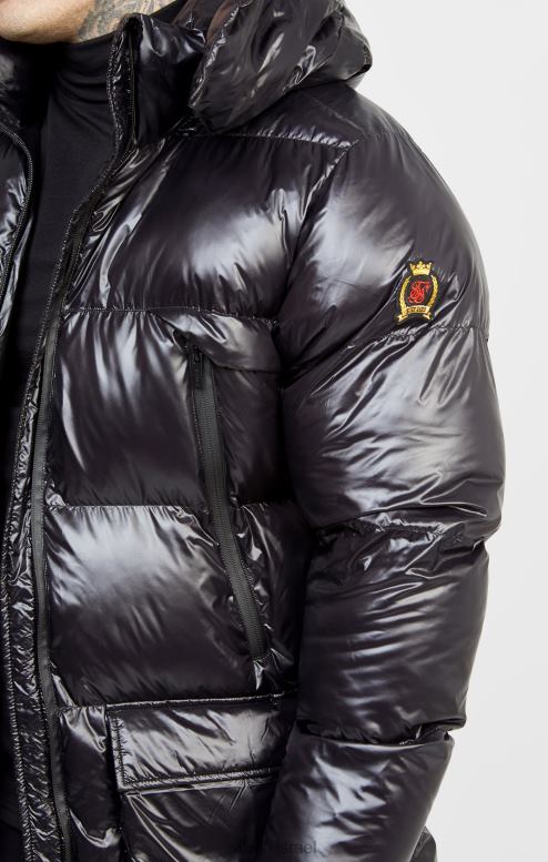 SikSilk גברים מעיל מנהלים שחור D2LH2497 לבוש