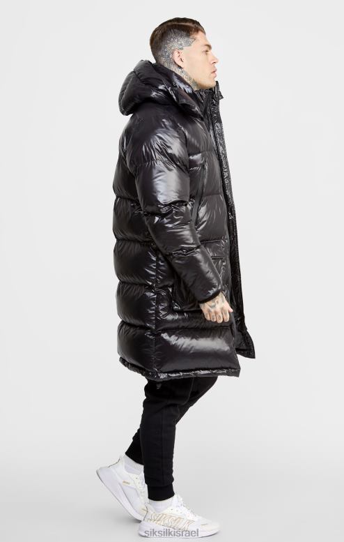 SikSilk גברים מעיל מנהלים שחור D2LH2497 לבוש