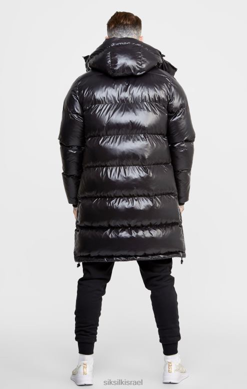 SikSilk גברים מעיל מנהלים שחור D2LH2497 לבוש