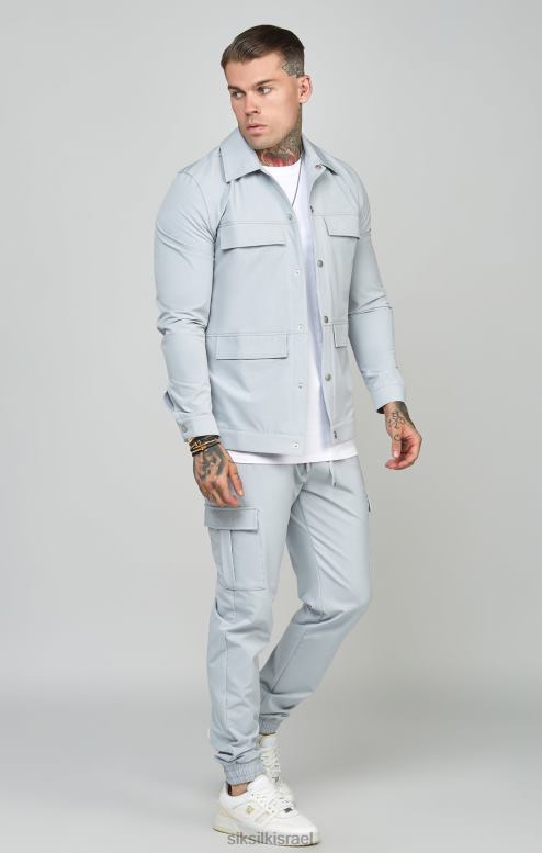 SikSilk גברים ג'וגר מטען אפור D2LH2510 לבוש