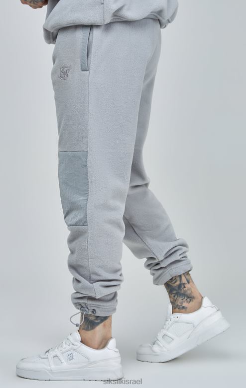 SikSilk גברים ג'וגר חמוש עם חפתים אפור D2LH2517 לבוש