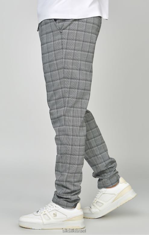 SikSilk גברים נעלי ספורט ארוגים חכמים בכושר אפור מחודד D2LH2524 לבוש