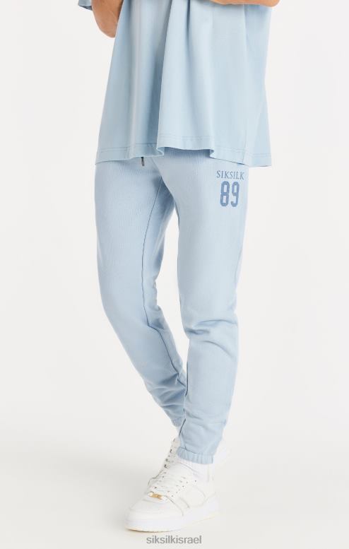 SikSilk גברים ג'וגר כחול עם שרוול רגוע D2LH2536 לבוש