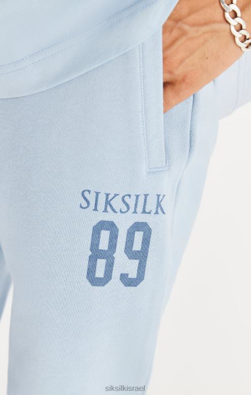 SikSilk גברים ג'וגר כחול עם שרוול רגוע D2LH2536 לבוש