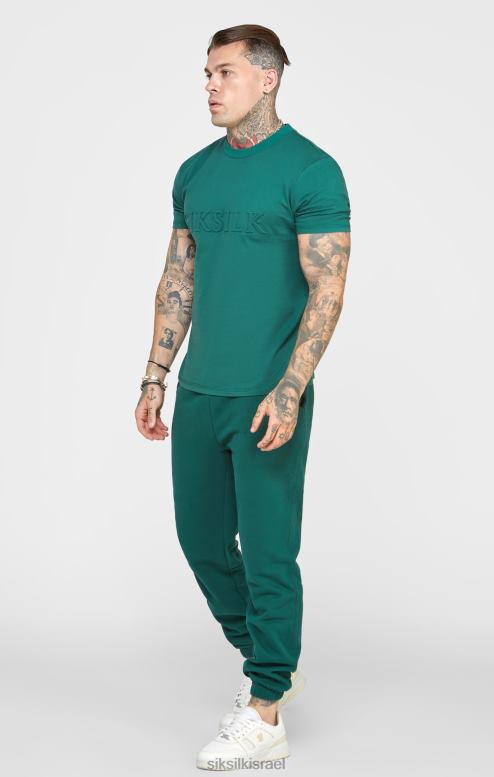 SikSilk גברים ריצה רגועה ירוקה D2LH2541 לבוש