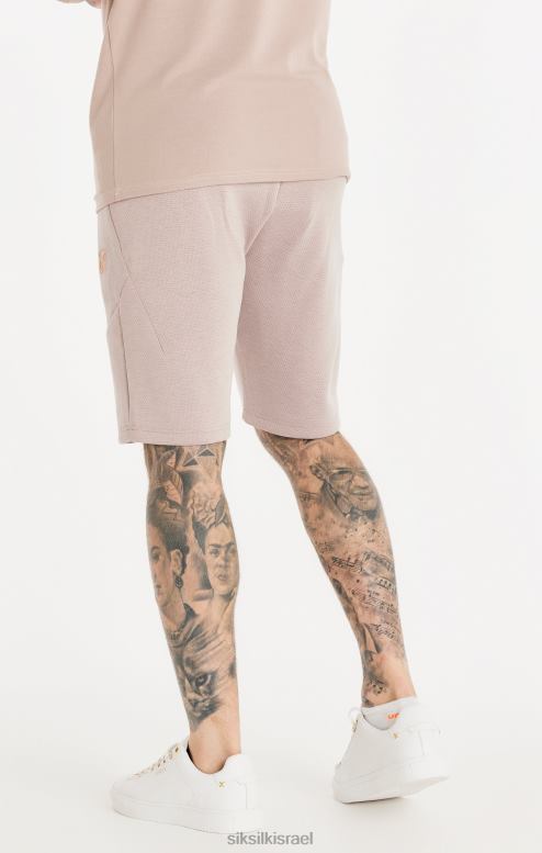 SikSilk גברים במרקם ורוד שטוף קצר D2LH2572 לבוש