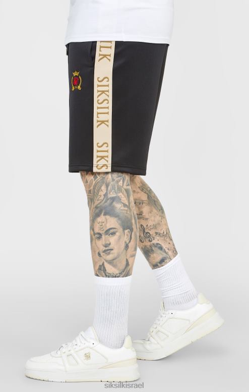 SikSilk גברים סמל שחור קצר D2LH2577 לבוש