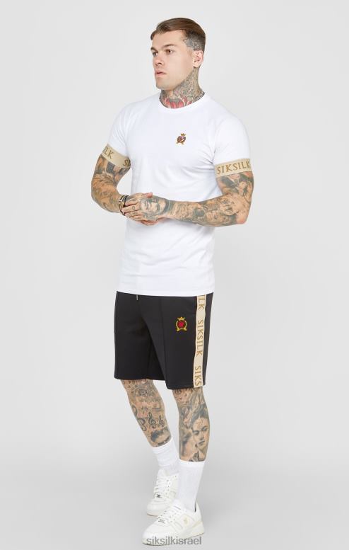 SikSilk גברים סמל שחור קצר D2LH2577 לבוש
