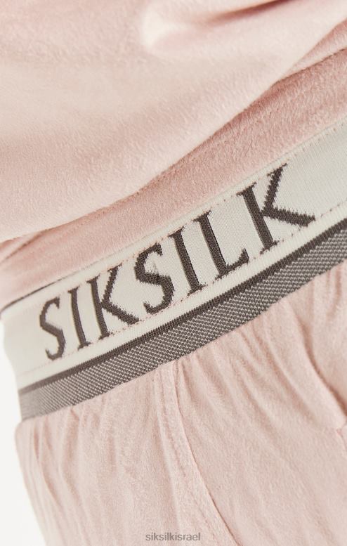 SikSilk גברים מכנסי קרגו קצרים זמש מתיחה - ורוד D2LH2579 לבוש