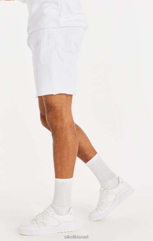 SikSilk גברים מכנסי מכפלת גולמית רגועה - לבן D2LH2589 לבוש