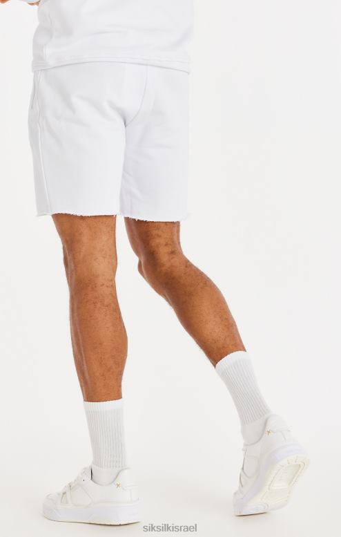 SikSilk גברים מכנסי מכפלת גולמית רגועה - לבן D2LH2589 לבוש