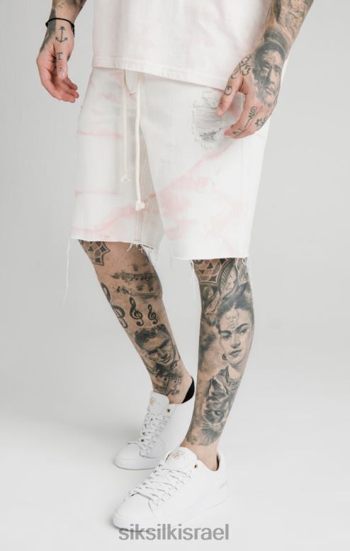 SikSilk גברים קצר ג'ינס ורוד בגזרה רופפת D2LH2595 לבוש