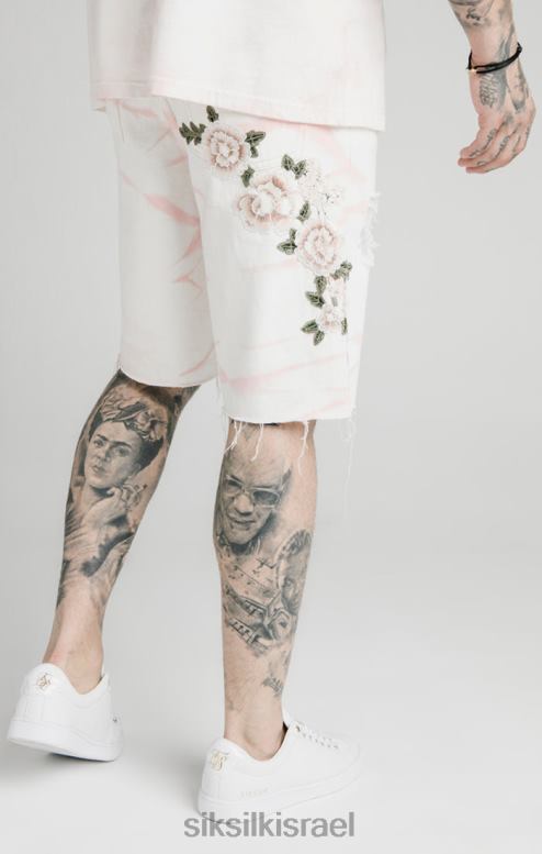 SikSilk גברים קצר ג'ינס ורוד בגזרה רופפת D2LH2595 לבוש