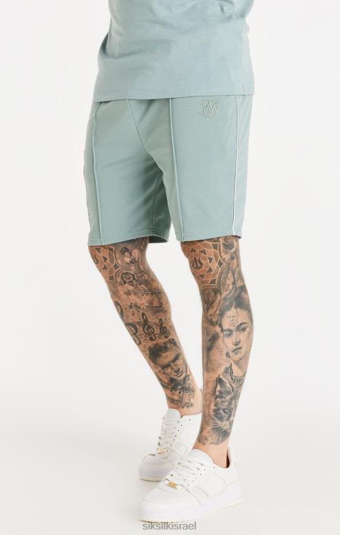 SikSilk גברים מכנסי קפלים קצרים תסריט - צהבהב D2LH2597 לבוש