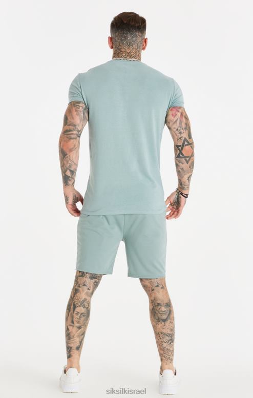SikSilk גברים מכנסי קפלים קצרים תסריט - צהבהב D2LH2597 לבוש