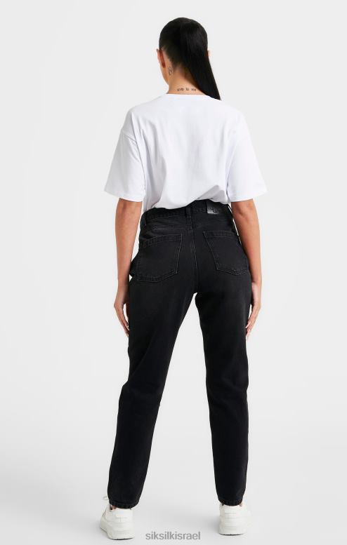 SikSilk נשים חולצת טריקו של חבר רקום לבן D2LH269 לבוש