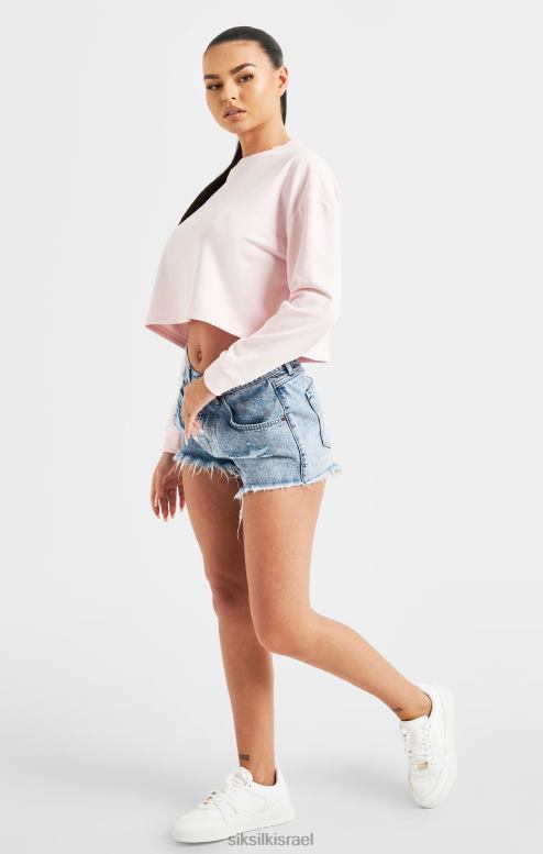 SikSilk נשים סווטשירט חתימה ורוד D2LH283 לבוש