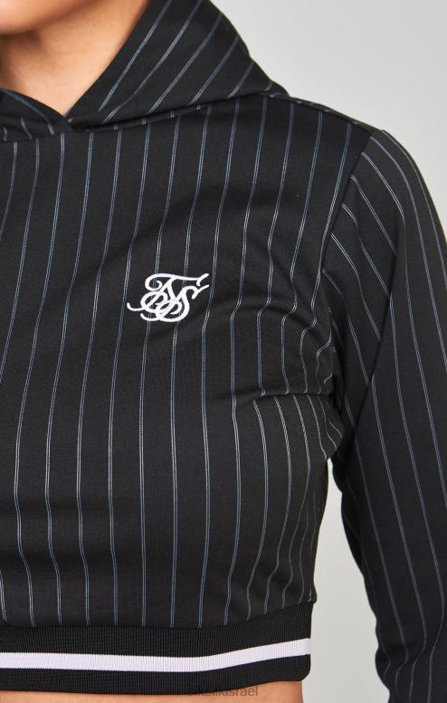 SikSilk נשים חלק עליון של מסלול קרופ שחור באוניברסיטה D2LH285 לבוש