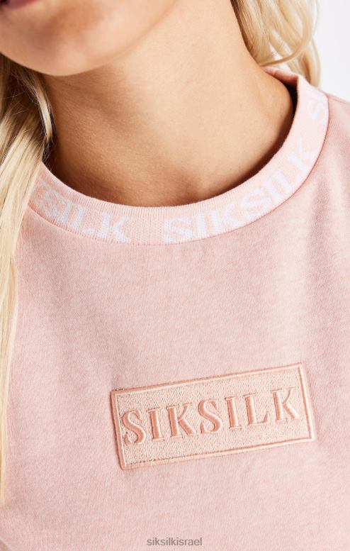SikSilk נשים יבול ורוד זיעה D2LH291 לבוש