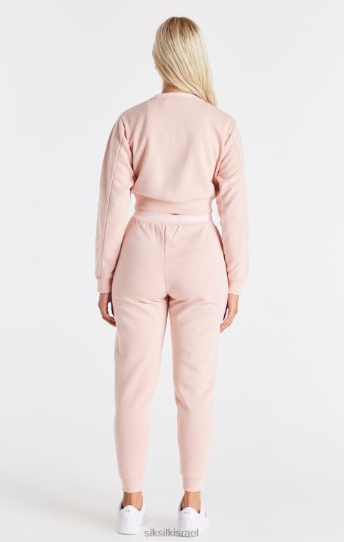 SikSilk נשים יבול ורוד זיעה D2LH291 לבוש