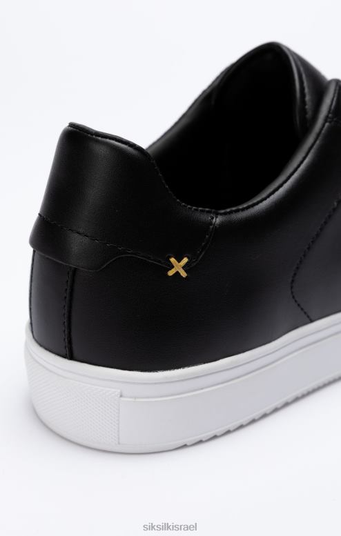 SikSilk גברים מאמן קלאסי שחור עם טבעות D ממתכת D2LH210 הַנעָלָה