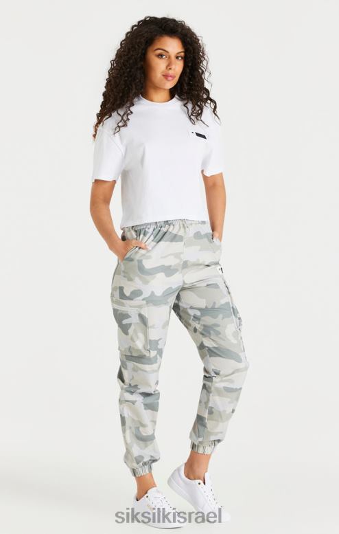SikSilk נשים מכנס מטען של camo rip stop D2LH2180 לבוש