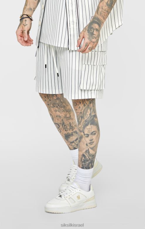 SikSilk גברים ecru יום השנה כדורסל מטען קצר D2LH2568 לבוש
