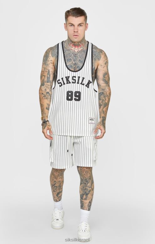 SikSilk גברים ecru יום השנה כדורסל מטען קצר D2LH2568 לבוש