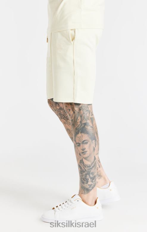 SikSilk גברים ecru חכם קצר D2LH2613 לבוש