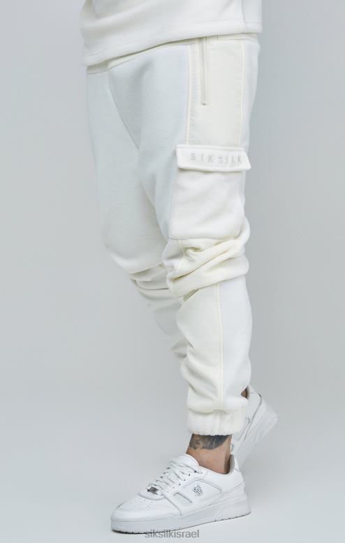 SikSilk גברים ecru polar flee רץ רגוע D2LH2531 לבוש