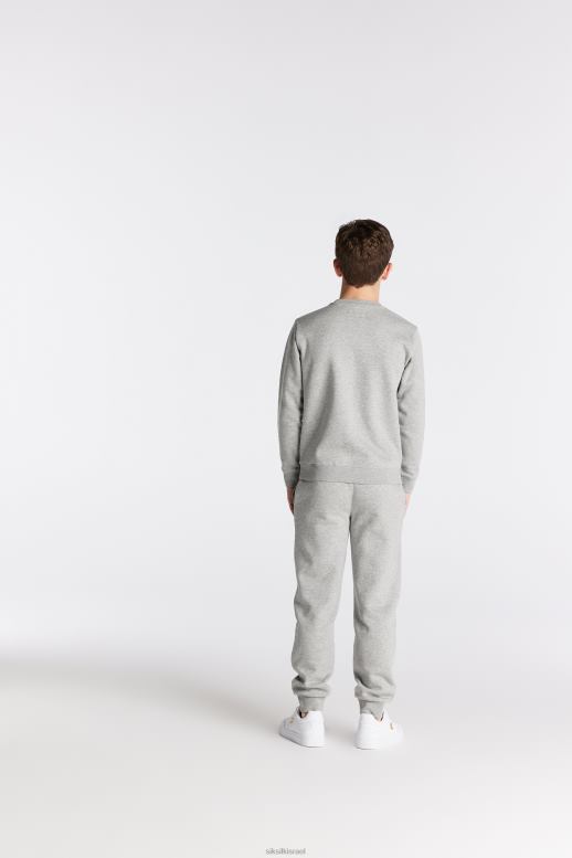 SikSilk בנים סווטשירט גריי marl essentials D2LH2289 לבוש