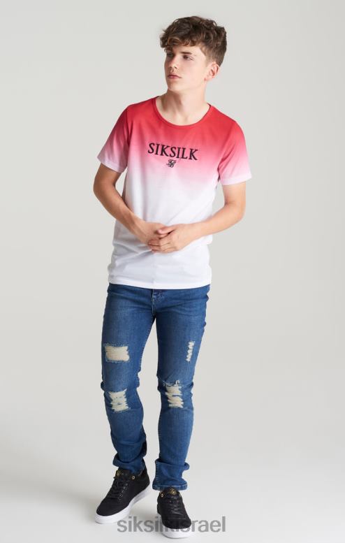 SikSilk בנים ג'ינס דק דנים במצוקה של midstone D2LH2309 לבוש