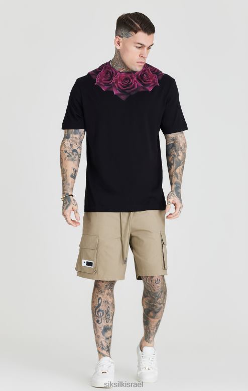 SikSilk גברים בז' ripstop מטען קצר D2LH2578 לבוש