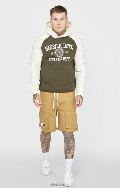 SikSilk גברים tan ripstop cargo short D2LH2585 לבוש