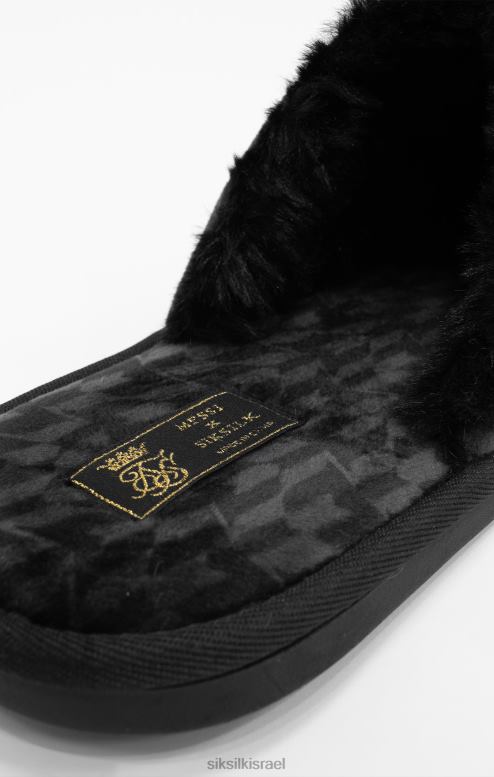 SikSilk x גברים נעלי בית שחורות של מסי D2LH223 הַנעָלָה