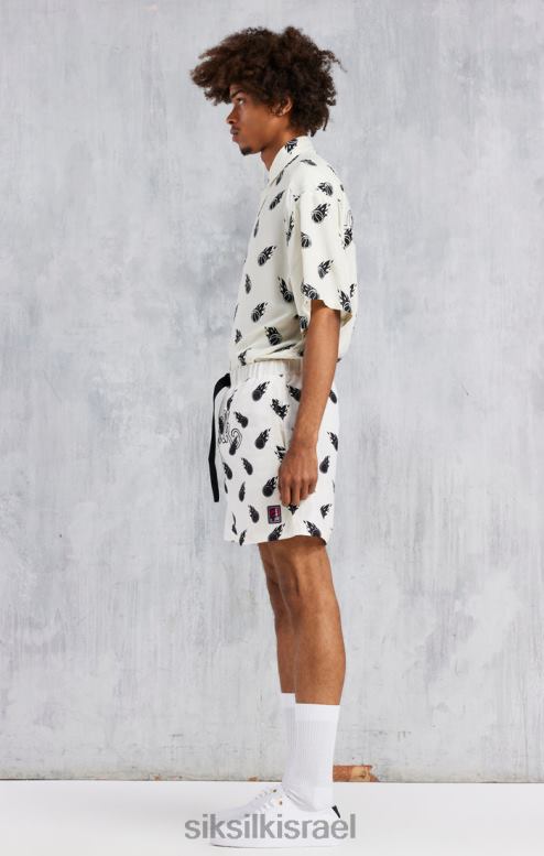 SikSilk x גברים חולצת אוברסייז בהדפס ספייס ג'אם אקרו D2LH2463 לבוש